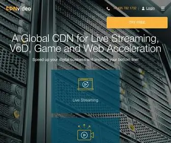 CDNvideo.com(A Global CDN for Live Streaming) Screenshot
