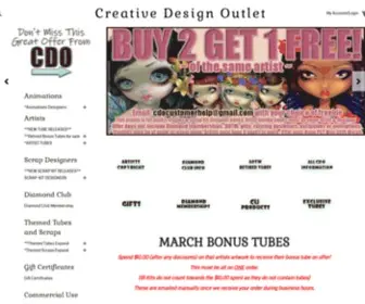 CDoestore.com(CDO Store Home of your favorite Artists images and tubes) Screenshot