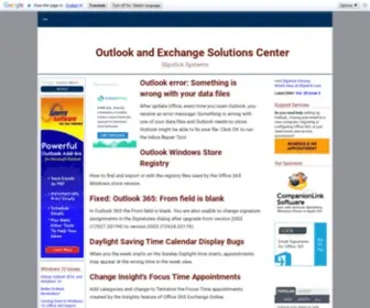 CDolive.com(Outlook and Exchange Solutions Center) Screenshot