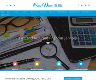 CDowneycPa.com(Richmond Virginia CPA Catina Downey CPA PLLC) Screenshot