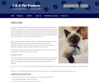 CDpets.com(C&D Pet Products) Screenshot