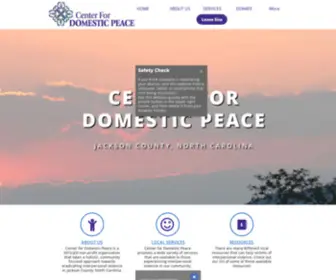 CDpjaxcountync.org(Center for Domestic Peace) Screenshot