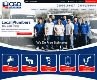 CDplumbing.net(C & D Plumbing Inc) Screenshot