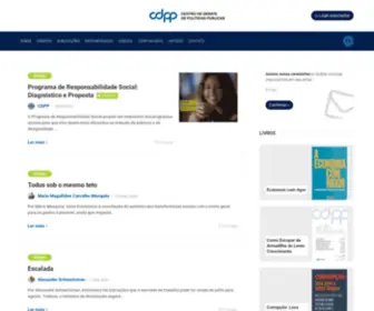 CDPP.org.br(Centro de Debates de Políticas Públicas) Screenshot