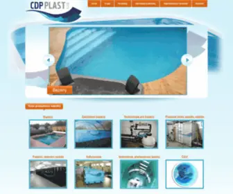 CDPplast.cz(Bazény) Screenshot