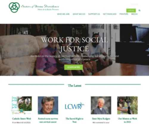 CDpsisters.org(Sisters of Divine Providence) Screenshot
