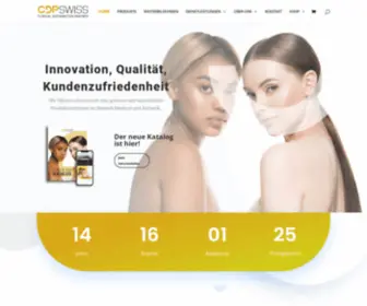 CDPswiss.com(Marktführer für Medical und Ästhetik Produkte) Screenshot