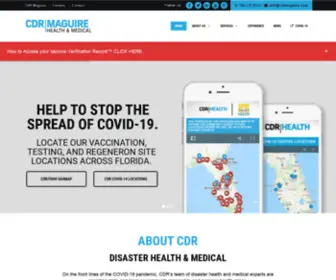 CDR-Healthmed.com(CDR Maguire) Screenshot