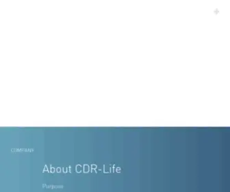 CDR-Life.com(Company) Screenshot