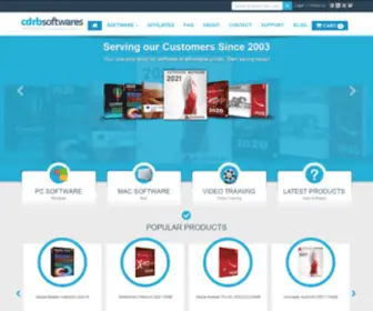 CDRbsoftwares.com(Buy Cheap Software Online from Discount Software store) Screenshot