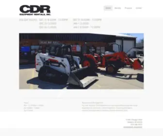 CDrequipment.com(CDR Equipment) Screenshot