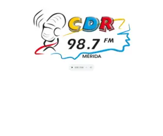 CDrmerida.net.ve(CDR 98.7 FM) Screenshot