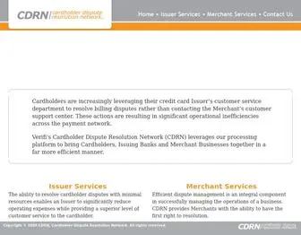 CDRN.com(Cardholder Dispute Resolution Network) Screenshot