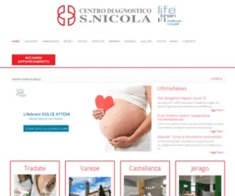 CDsannicola.it(Centro Diagnostico San Nicola) Screenshot