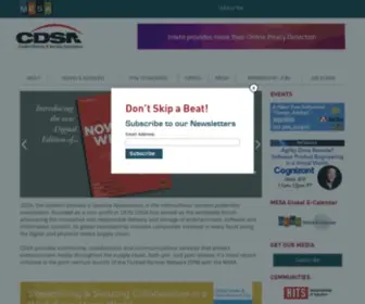 CDsaonline.org(Content Delivery & Security Association) Screenshot