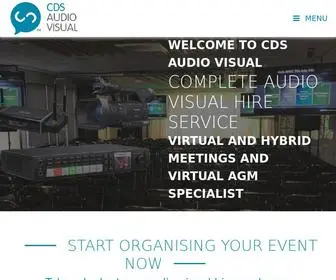 CDsaudiovisual.com.au(CDS Audio Visual) Screenshot