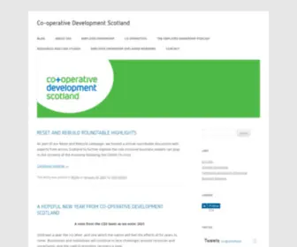 CDSblog.co.uk(Co-operative Development Scotland) Screenshot