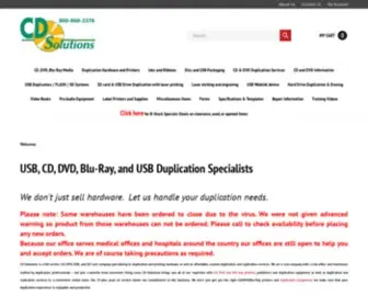 CDS.com(CD Solutions Inc Home Page for CD) Screenshot