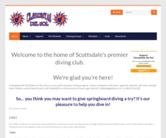 CDsdiving.org(Clavadistas del Sol) Screenshot
