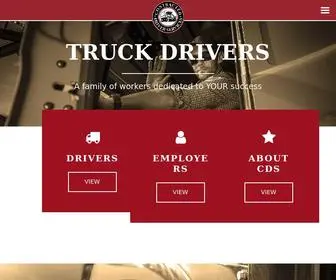 CDSdrivers.com(Contracted Driver Services) Screenshot