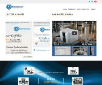 CDsemi.com(Wafer, Coater, Developer, Sorter & Inspection Systems) Screenshot