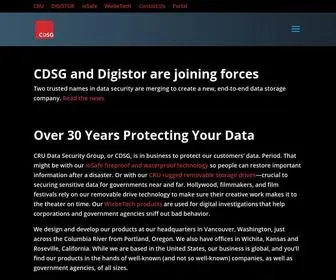 CDSG.com(CRU Data Security Group) Screenshot