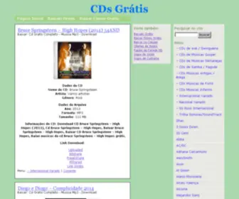 CDSgratis.com.br(Baixar) Screenshot