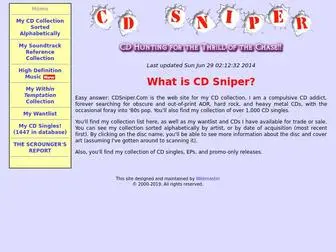CDsniper.com(Music CD Collection) Screenshot