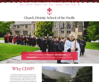 CDSP.edu(Church Divinity School of the Pacific) Screenshot