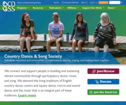 CDSS.org(Country Dance & Song Society) Screenshot
