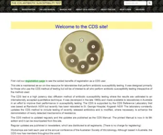CDstest.net(The CDS Antibiotic Susceptibility Test) Screenshot