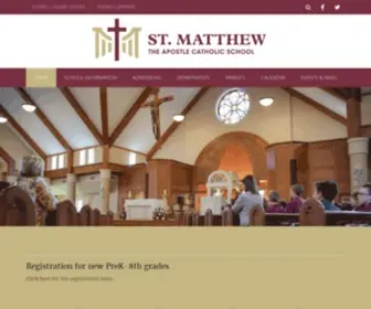 CDStmatthew.org(Matthew the Apostle Catholic School) Screenshot