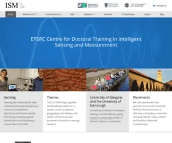 CDT-ISM.org(EPSRC Centre for Doctoral Training in Intelligent Sensing and Measurement) Screenshot