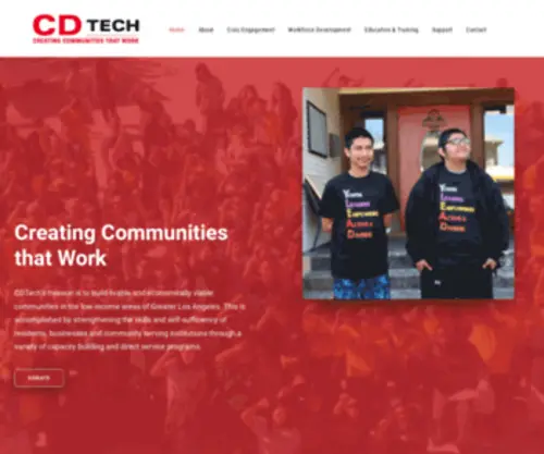 CDtech.org(Cdtech’s mission) Screenshot