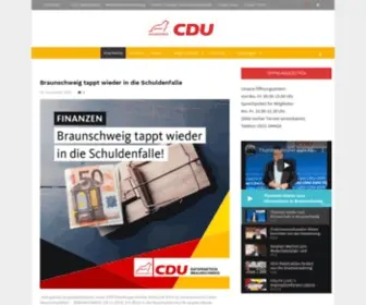 CDu-Braunschweig.de(CDU Kreisverband Braunschweig) Screenshot