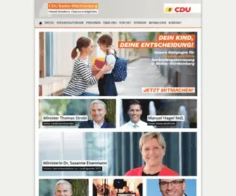 CDu-BW.de(Herzlich Willkommen) Screenshot