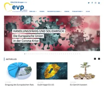 CDu-Csu-EP.de(CDU/CSU-Gruppe in der EVP-Fraktion) Screenshot