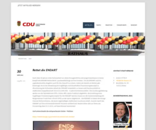 CDu-Dueren.de(CDU Düren) Screenshot