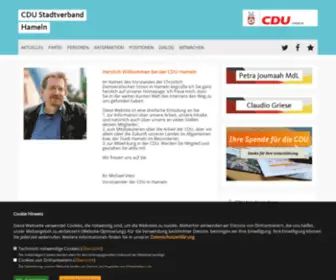 CDu-Hameln.de(Rattenfängerstadt) Screenshot