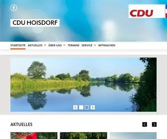 CDu-Hoisdorf.de(CDU OV Hoisdorf) Screenshot