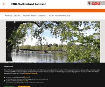 CDu-Konstanz.de(CDU-Stadtverband Konstanz) Screenshot