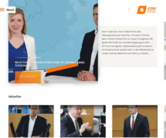 CDu-Landtag.de(Homepage der CDU Fraktion) Screenshot