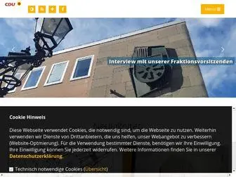 CDu-Markdorf.de(CDU-Stadtverband Markdorf) Screenshot