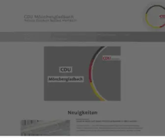 CDu-MG.de(CDU Mönchengladbach) Screenshot