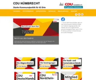 CDu-Nuembrecht.de(Nümbrecht) Screenshot