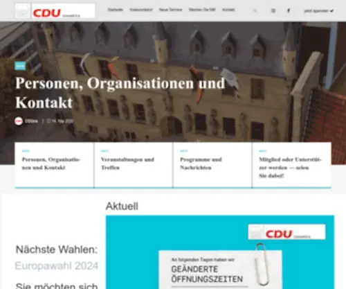 CDu-Osnabrueck.de(CDU Osnabrück) Screenshot