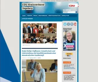 CDu-Segeberg.de(CDU Kreisverband Segeberg) Screenshot