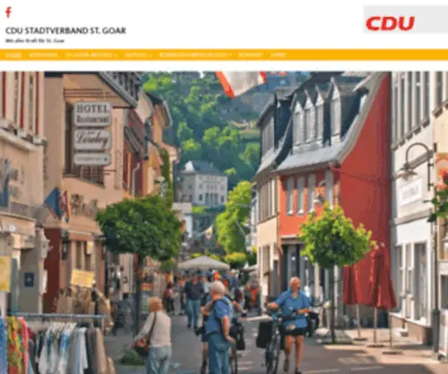 CDu-Stgoar.de(CDU Stadtverband St) Screenshot