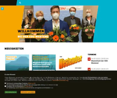 CDu-Westend.de(CDU Westend) Screenshot