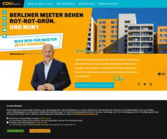 CDuberlin.de(CDU Landesverband Berlin) Screenshot